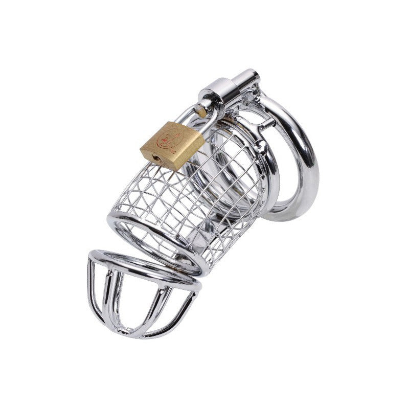 Men's Chastity Lock Pants Stainless Steel Sex Toys For Adults