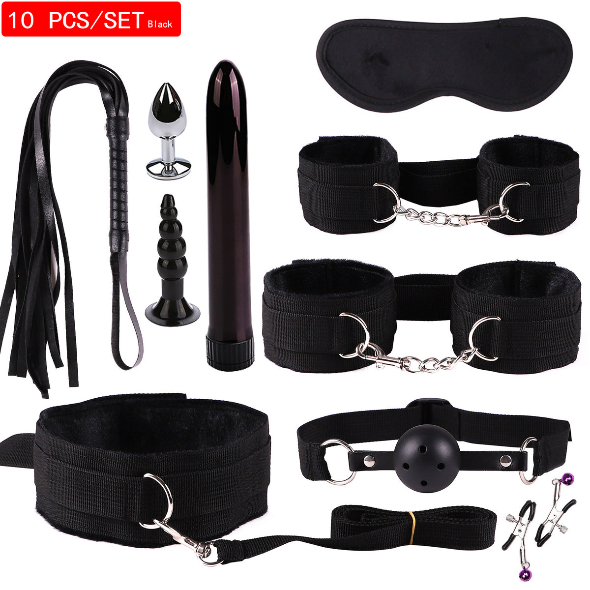 Plush Bondage And Discipline Nylon Leather Suit