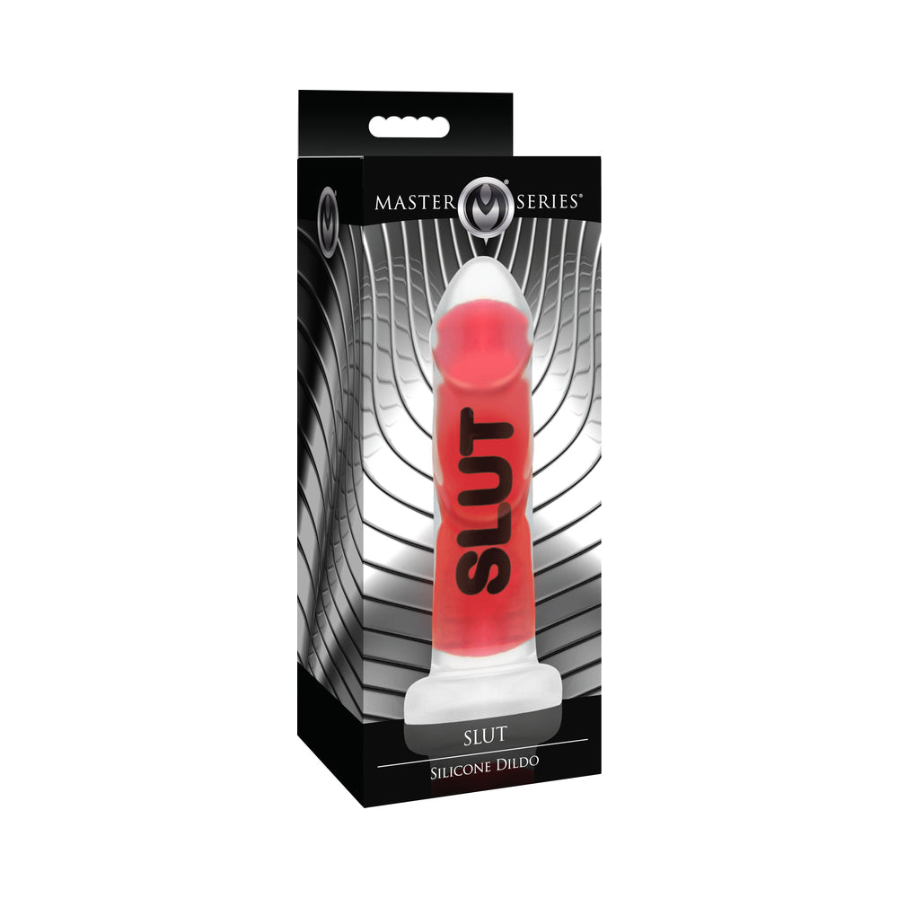 Master Series SLUT Silicone Dildo