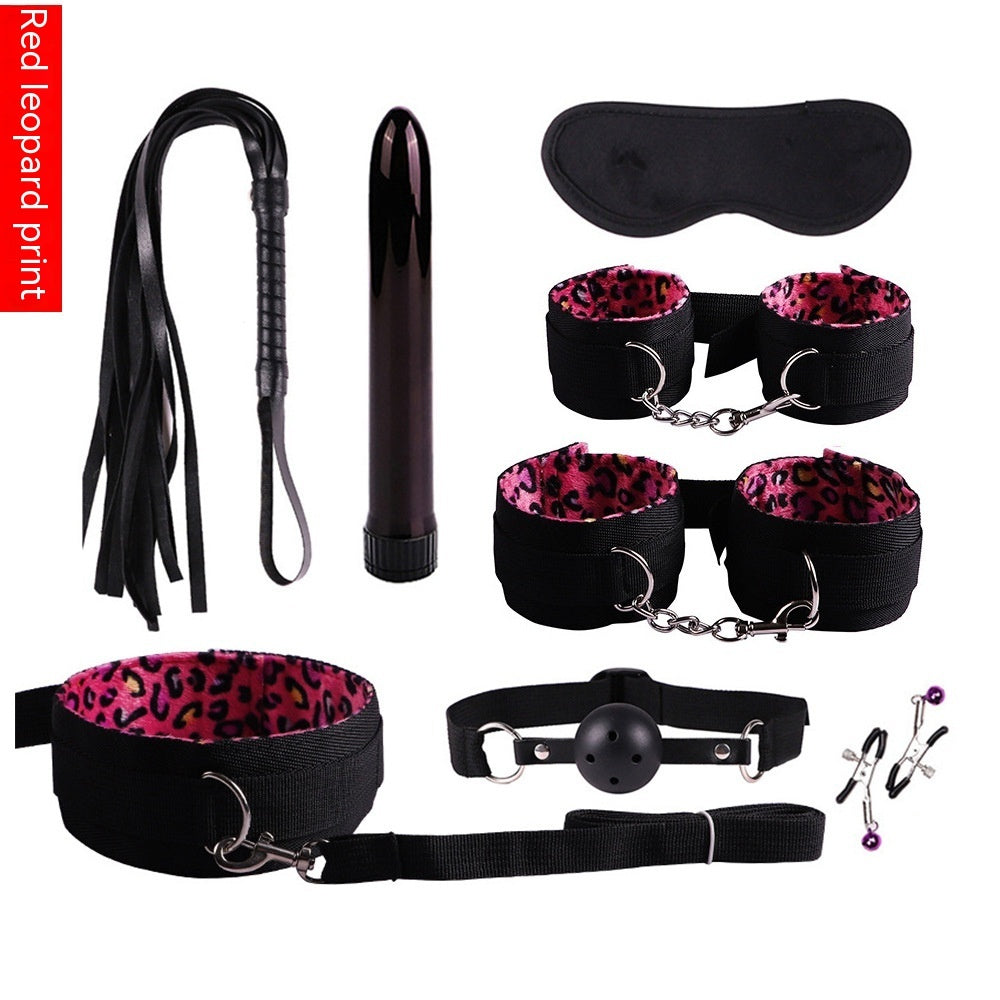 Plush Bondage And Discipline Nylon Leather Suit