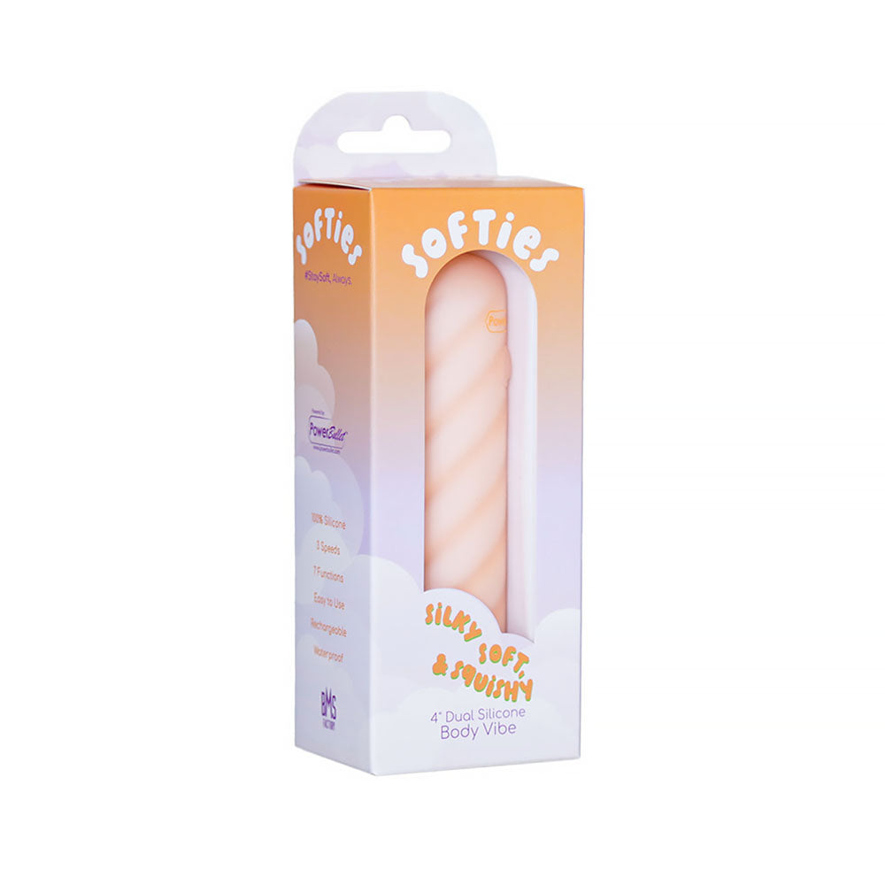 Softies Dual Layer Bullet 4 " Orange