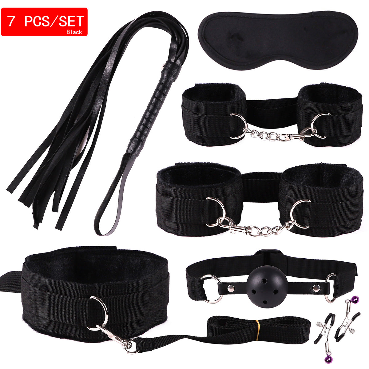 Plush Bondage And Discipline Nylon Leather Suit