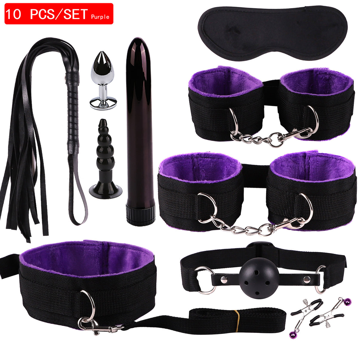 Plush Bondage And Discipline Nylon Leather Suit