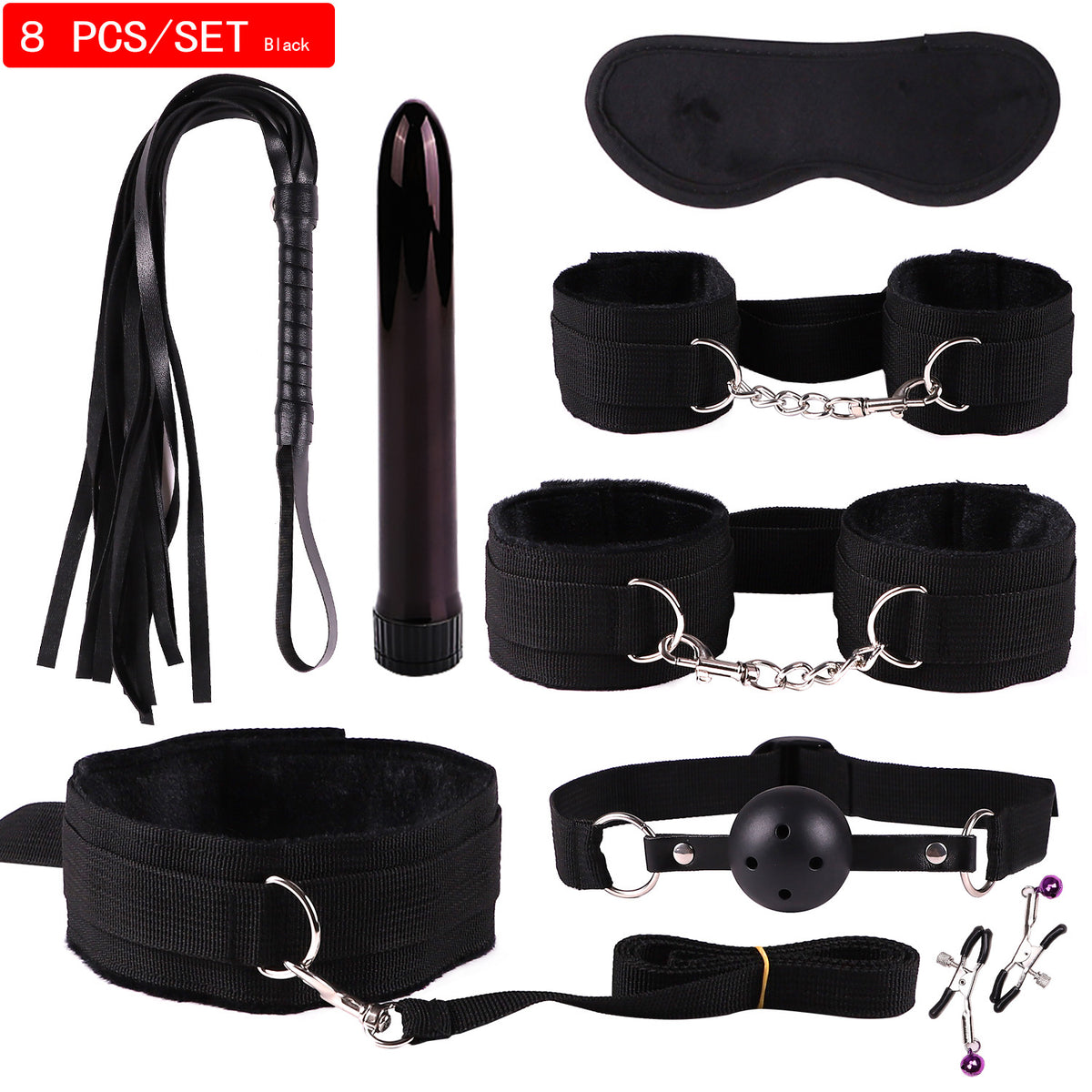 Plush Bondage And Discipline Nylon Leather Suit