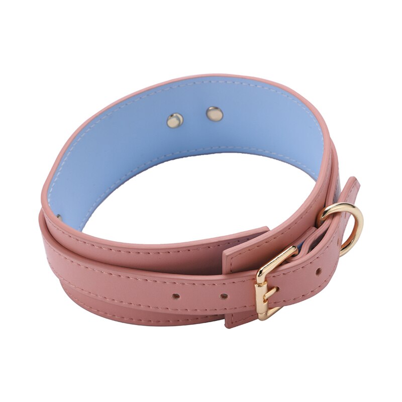 Leather binding and bondage set for adult sex toys