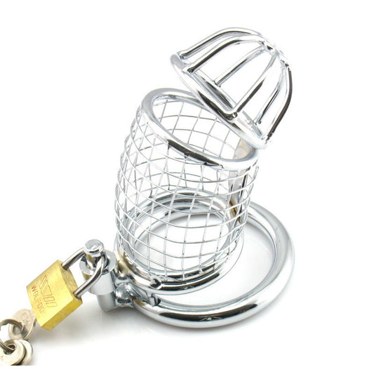 Men's Chastity Lock Pants Stainless Steel Sex Toys For Adults