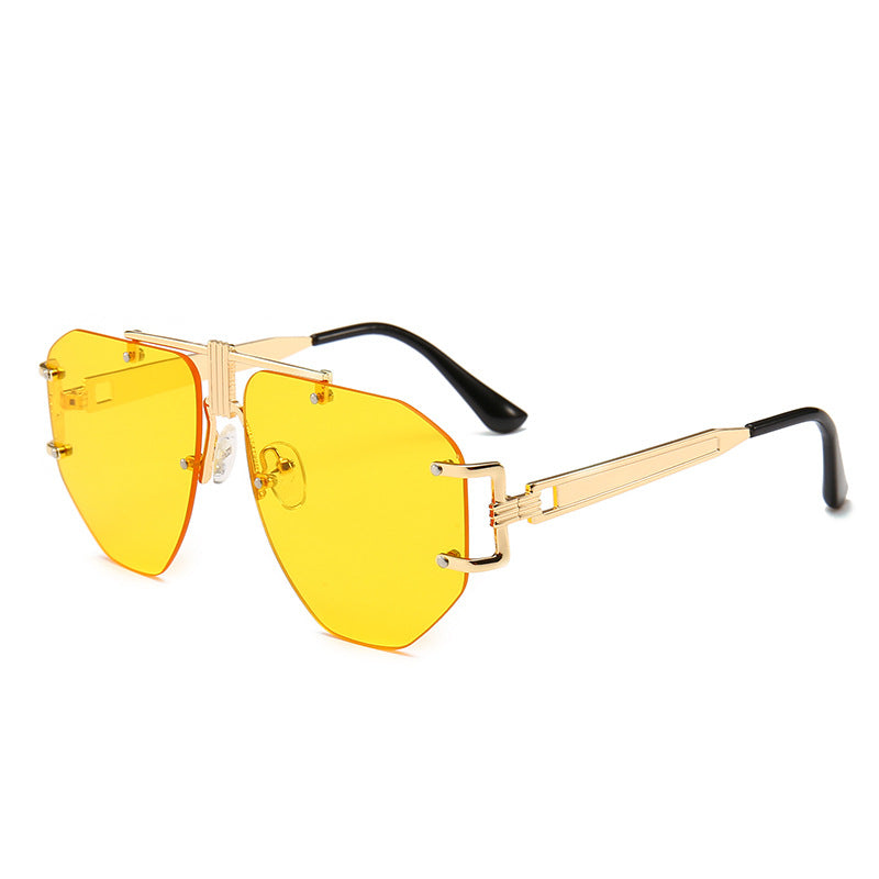 Vintage punk steam wind sunglasses