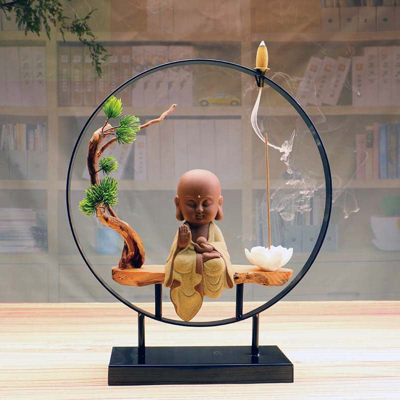 Backflow incense burner
