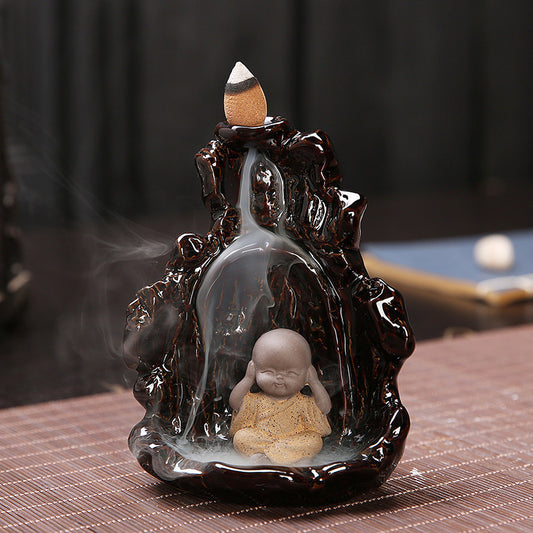 flowing water incense burner incense burner
