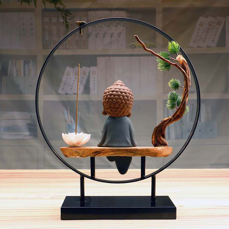 Backflow incense burner