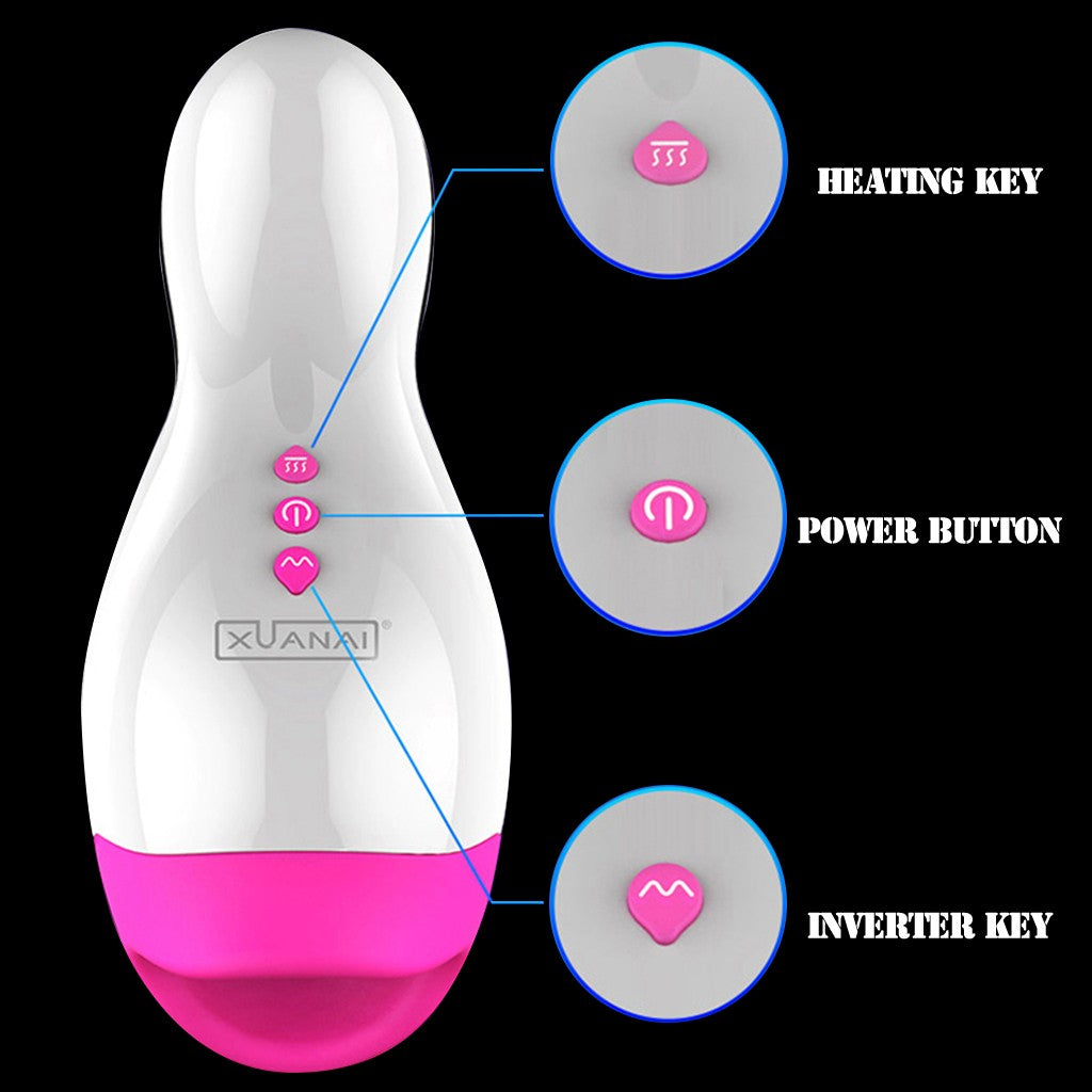 Sex Automatic Sucking Licking Oral Blow Stroker Masturbators Toys For Men